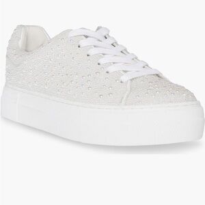 Betsey Johnson Sidny Crystal Pave Platform Sneaker